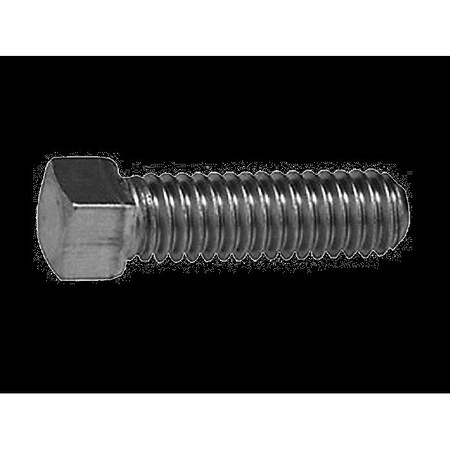 Newport Fasteners Square Head Set Screw, Oval Point, 1-8x3", Alloy Steel Case Hardened, Full Thread, 10PK 522272-10